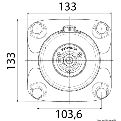 Brides timoneries hydrauliques ULTRAFLEX| EAN 8031164401985 Ref 45.270.03