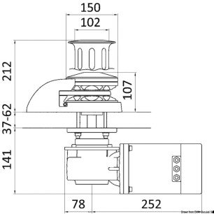 
Guindeau ITALWINCH Orchid 12V 1700W 10m barbotin 
