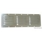 
Grille aération inox poli + moustiquaire 116x340mm 
