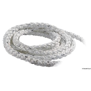 
Tresse Square Line bleu 12 mm 
