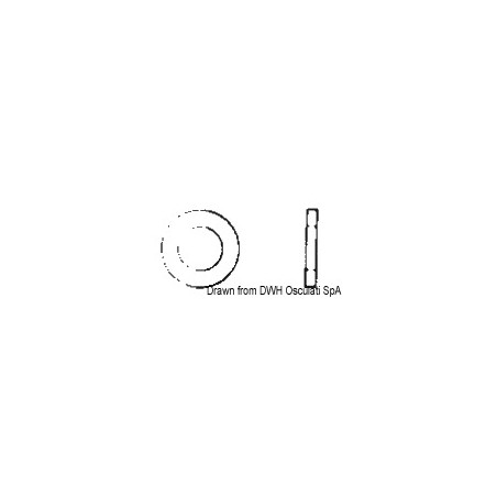 
Rondelle plate large 3x12 AISI 304 ROND3X12
