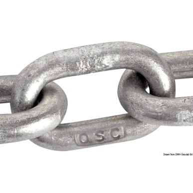 Chaîne galvanisée calibrée 14 mm x 100 m | EAN 8033137066818 Ref 01.373.14-100
