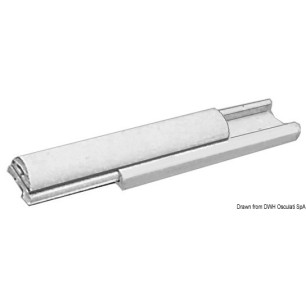 
Liston en PVC blanc 38 mm Découpes de 4m 
