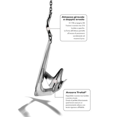 Jonction Twist chaîne/ancre 10/12 mm | EAN 8033137067402 Ref 01.738.02