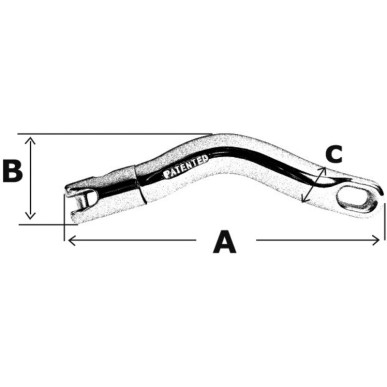 Jonction Twist chaîne/ancre 10/12 mm | EAN 8033137067402 Ref 01.738.02