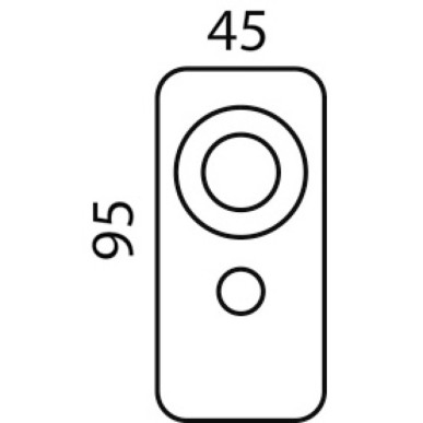 
Télécomande sans câble Spot/flood 
