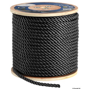 
Bout 3 torons noir 10 mm 
