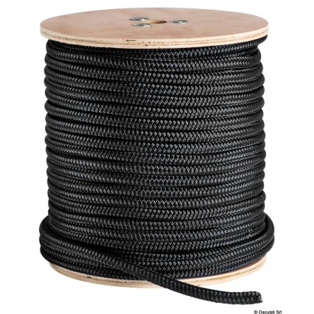 
Double tresse noire 18 mm 
