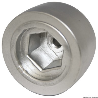 Anode de rechange aluminium réf. orig. 501180 | EAN 8033137135880 Ref 43.070.28