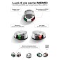 
Feu navigation LED NEMO 112,5°+112,5° bicolore montage horizontal
