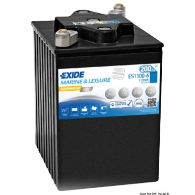 Batteries EXIDE Gel équipements+ démarrage| EAN 3661024035828 Ref 12.413.03