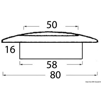 Plafonnier LED encastrer| EAN 8033137057755 Ref 13.179.22