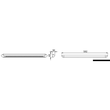 Barrette lumineuse LED LABCRAFT Astro| EAN 8033137083334 Ref 13.198.01