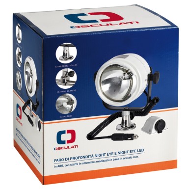 Projecteur de profondeur Night Eye+ Night Eye LED + base de fixation.| EAN 8033137017803 Ref 13.240.01