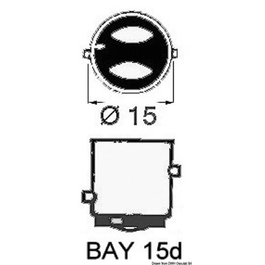 Ampoule filament vertical| EAN 8033137089695 Ref 14.220.02