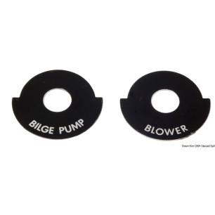 
Etiquette en aluminium Anchor light 
