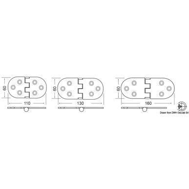 Charnière renversé heavy duty 130x60 mm | EAN 8033137129346 Ref 38.455.02