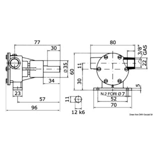 
Pompe Nauco FPM005 de 3/8" 

