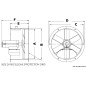 
Ventilateur hélicoïdal 24 V 300 W 11 A flux FA 
