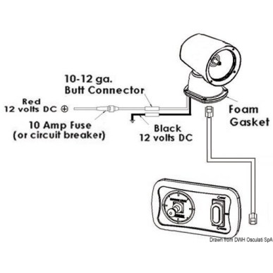 Projecteur électrique Classic acier inoxydable| EAN 8033137224133 Ref 13.229.01