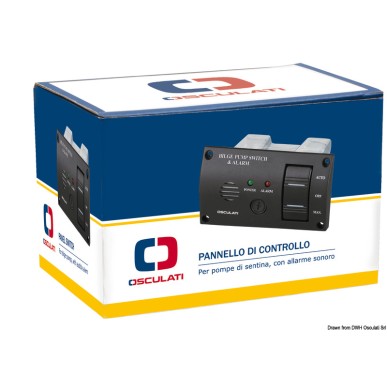 Tableau de commande ON-OFF-ON p. pompe de cale | EAN 8033137002588 Ref 16.608.12