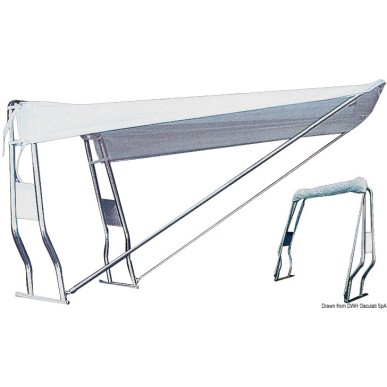Taud télescopique blanc 130 x 150 cm | EAN 8033137040498 Ref 46.906.02