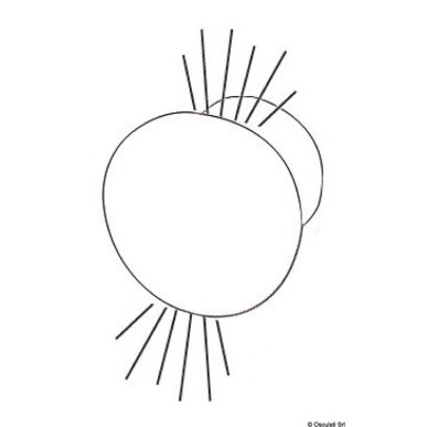 Lumières de courtoisie LED ROUND encastrement| EAN 8033137225901 Ref 13.188.22