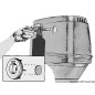 
Trappe coupe-feu Fire Port plastic blanc 
