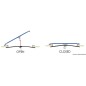 
Rideau occultant et moustiquaire 600 x 600 mm 
