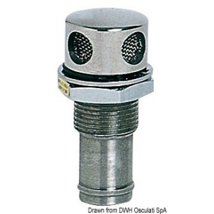 
Event droit inox poli miroir 19 mm 
