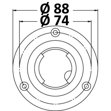 Bouchon de nable Clever protect.moulée Ø 50mm FUEL  Ref 20.463.01