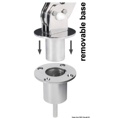 Support démontable simple annexes | EAN 8033137112485 Ref 22.507.02
