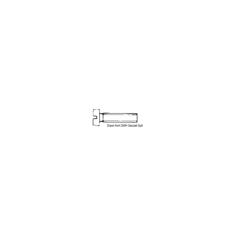 
Vis tête cylindrique filetée fendue 3x35 AISI 316 316.84/3X35
