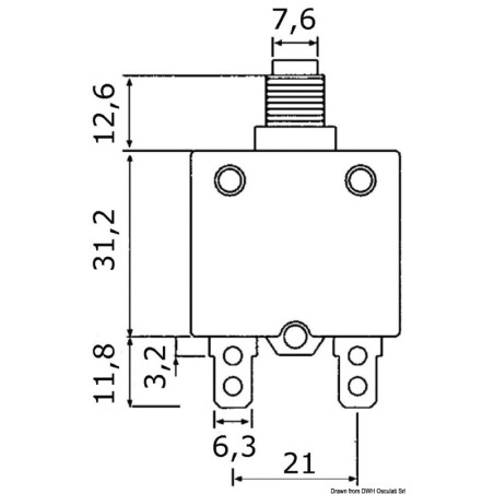 
Fusible automatique thermique 10 A 
