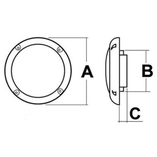
Couple enceintes deux voies 150 mm 60 W blanc 
