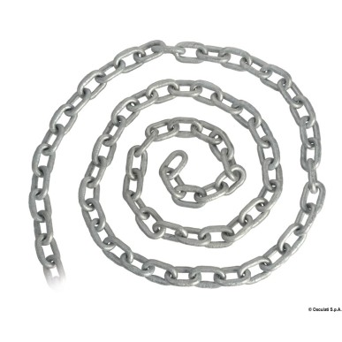 Chaîne galvanisée maille liège 12 mm x 50 m | EAN 8033137066603 Ref 01.372.12-050