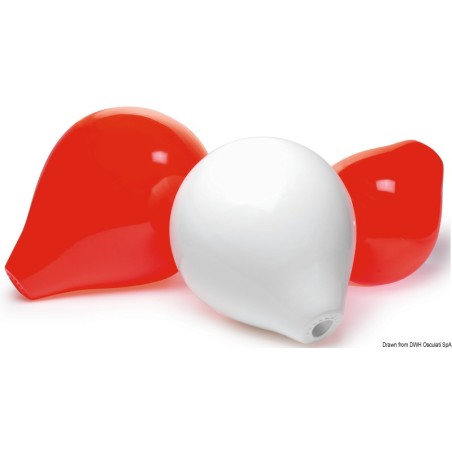 
Bouée Polyform CC4 rouge sans tige centrale 
