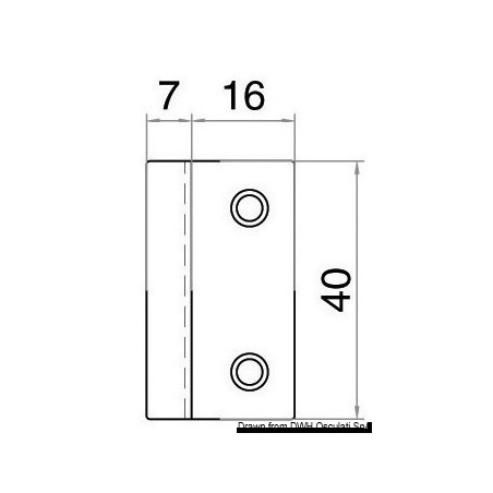 
Fermeture Flush Lock ovale type A 
