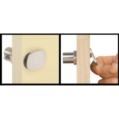 Fermeture Flush Lock carrée Bulk (20 pcs) | EAN 8033137211843 Ref 38.179.41BU