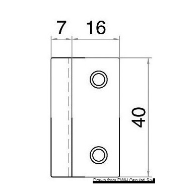 Fermeture Flush Lock carrée Bulk (20 pcs) | EAN 8033137211843 Ref 38.179.41BU