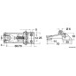
Fermeture  levier inox réglable 70x25 mm 
