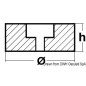 
Anode poupe magnésium 100x40 mm 
