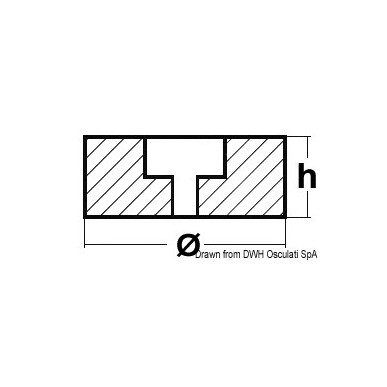 Anode poupe 140 x 35 mm | EAN 8033137136122 Ref 43.210.03