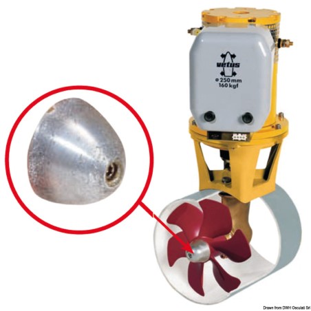 
Anode de rechange pour Vetus Bow 130/160 
