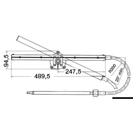 
Boîtier T 86 - câble 14' 
