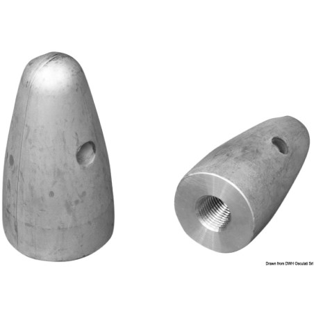 
Ogive en zinc pour hélice Ø 35/40 mm 
