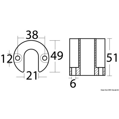Anode pied Bravo/Blackhawk | EAN 8033137138508 Ref 43.424.00