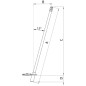 
Hampe flexible en fibre de verre 137 cm  
