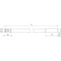 
Hampe flexible en fibre de verre 170 cm  
