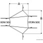 
Extension bimini avant pout T-Top 275/305 cm 
